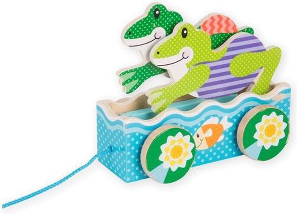 Melissa & Doug Vriendelijke Kikkers Trekspeelgoed