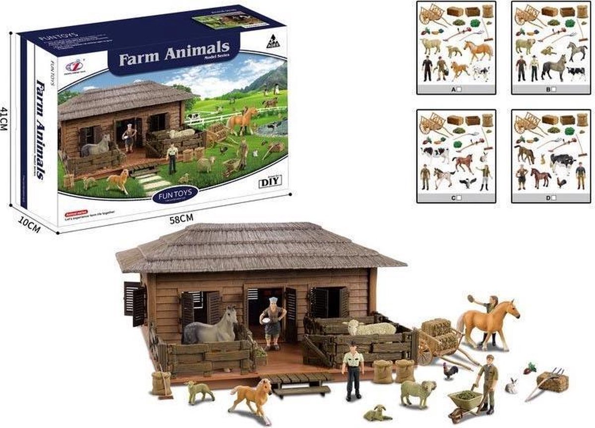 ToySets and Figures Braet Farm with Animals