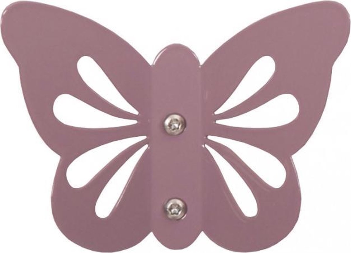 Roommate Butterfly Muurhaak Violet