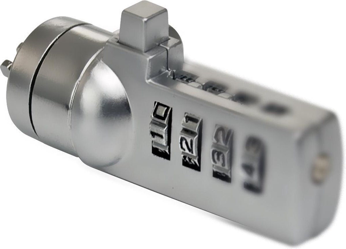 Sweex PA203 Notebook Combinatie Lock - Zilver