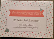 baby fotokaarten