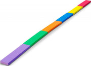 eSam® Rechte Evenwichtsbalk van EVA schuimstof - Balansbalkset - Foam Balans set - Balance Beam Straight set - 6 delige startersset