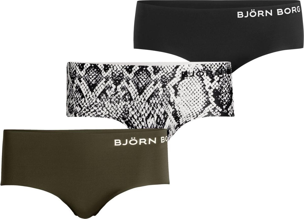 Bjorn Borg - Dames - 3-Pack Performance Python Hatti - Zwart - 40