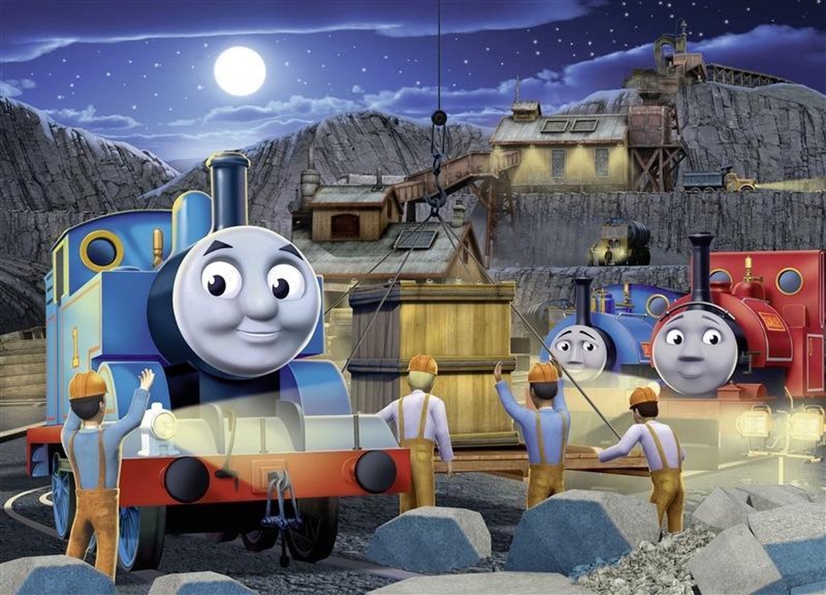 Thomas de Trein puzzel 60 stukjes | Glow in the dark effect