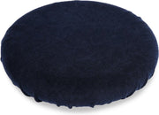 Tabouret hoes badstof Donkerblauw