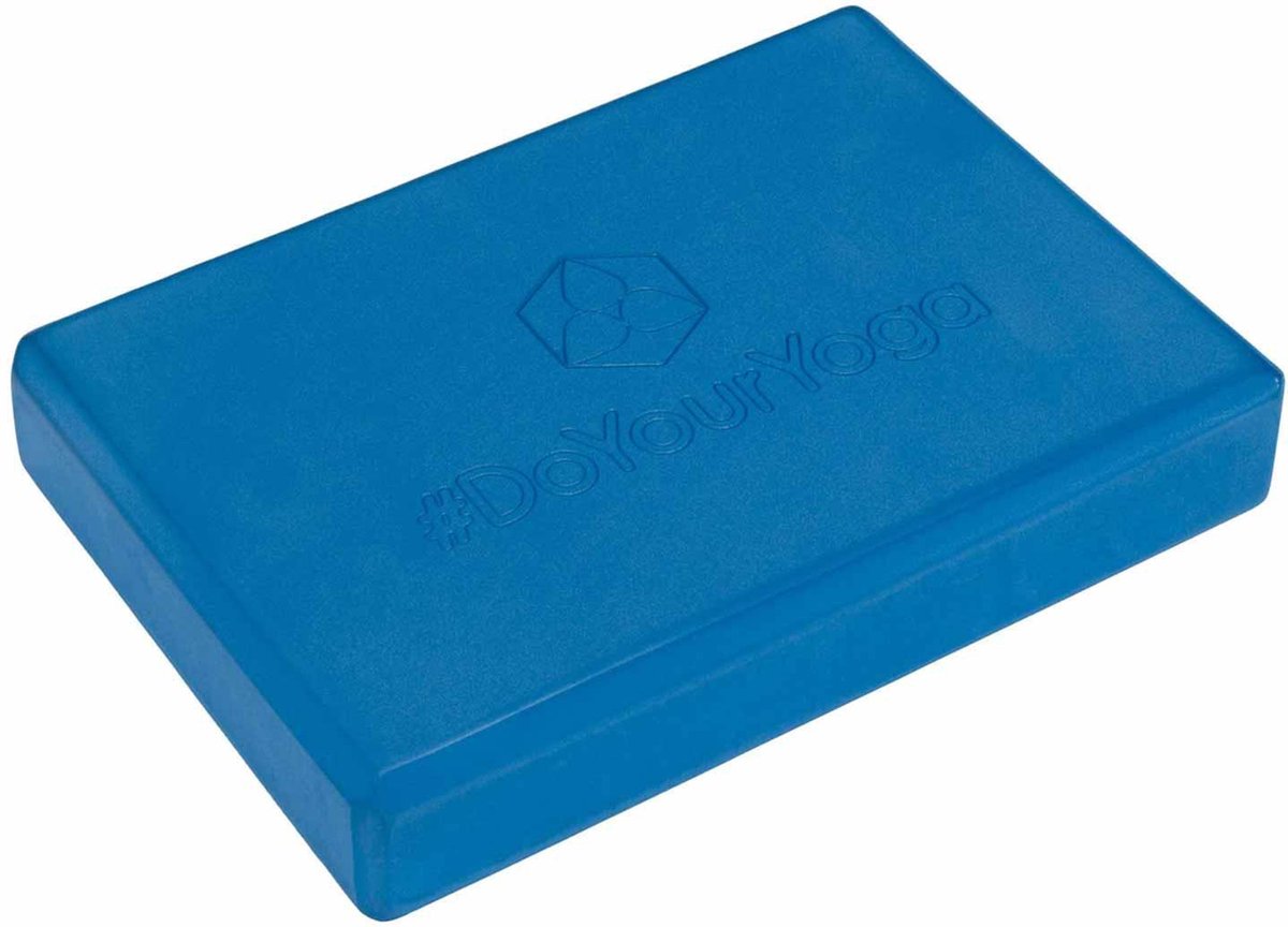 #DoYourYoga - Yogablok - »Damodar« - Platte Yogablock van gehard schuimstof - 300g