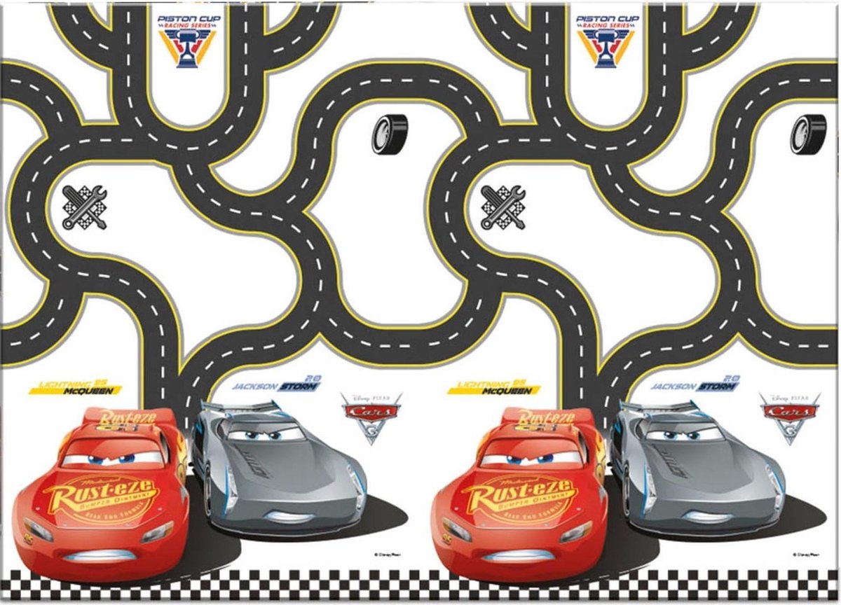 PROCOS - Cars 3 tafelkleed - Decoratie > Tafelkleden