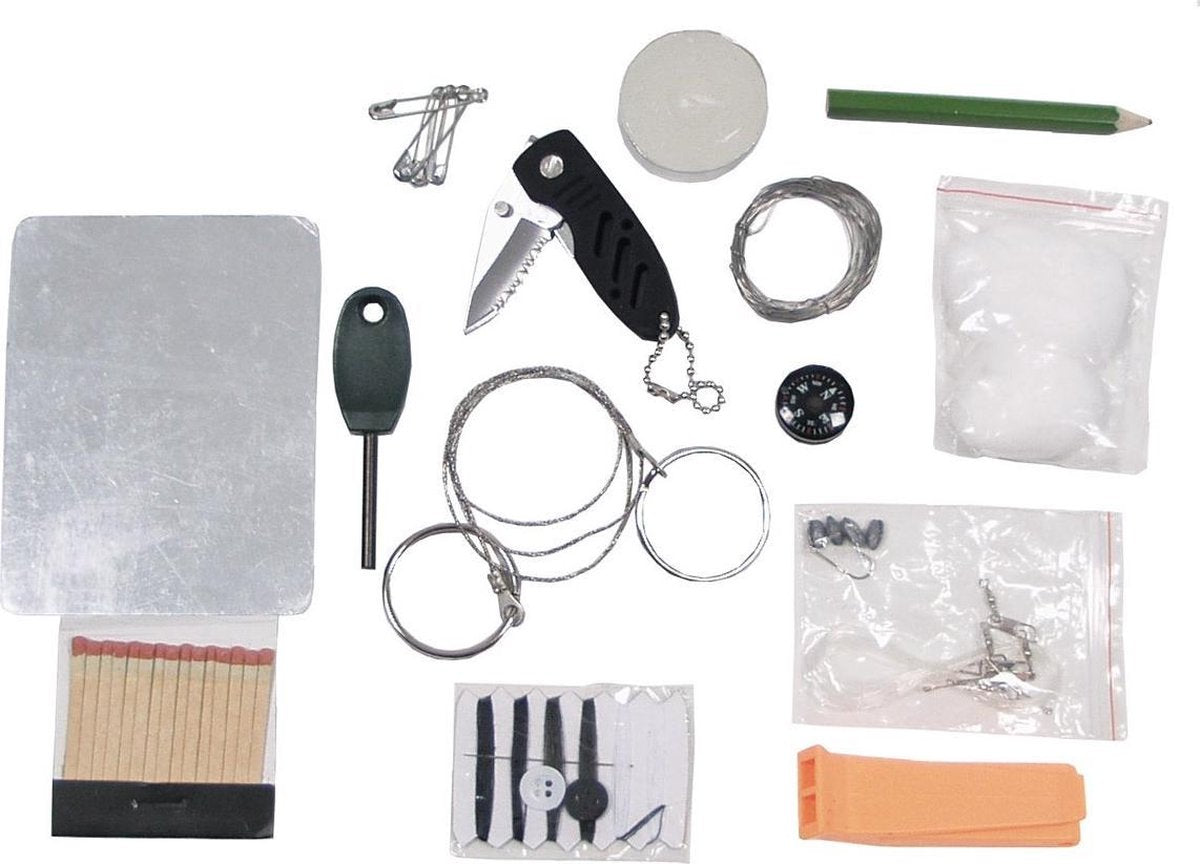 Survival noodpakketje - overlevingsset outdoor - survivalset