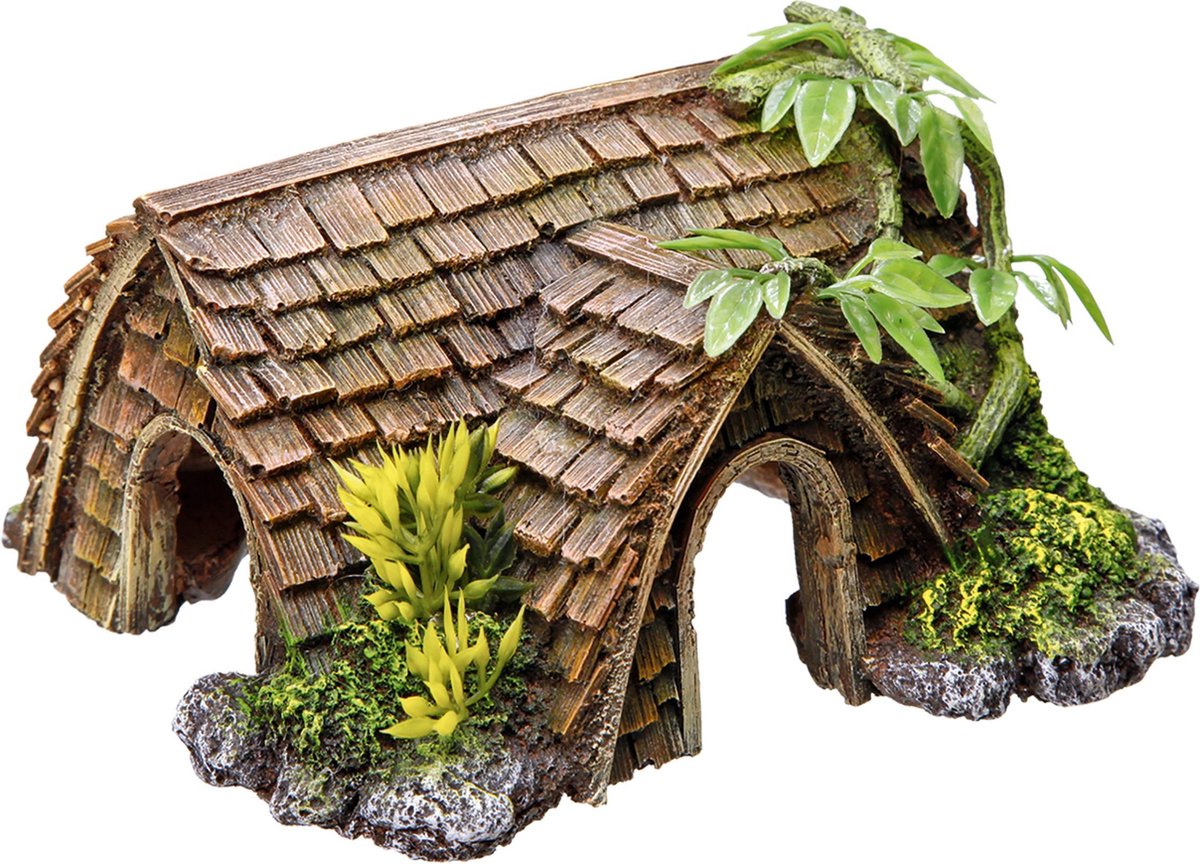 Aqua deco hut 15x14x8cm