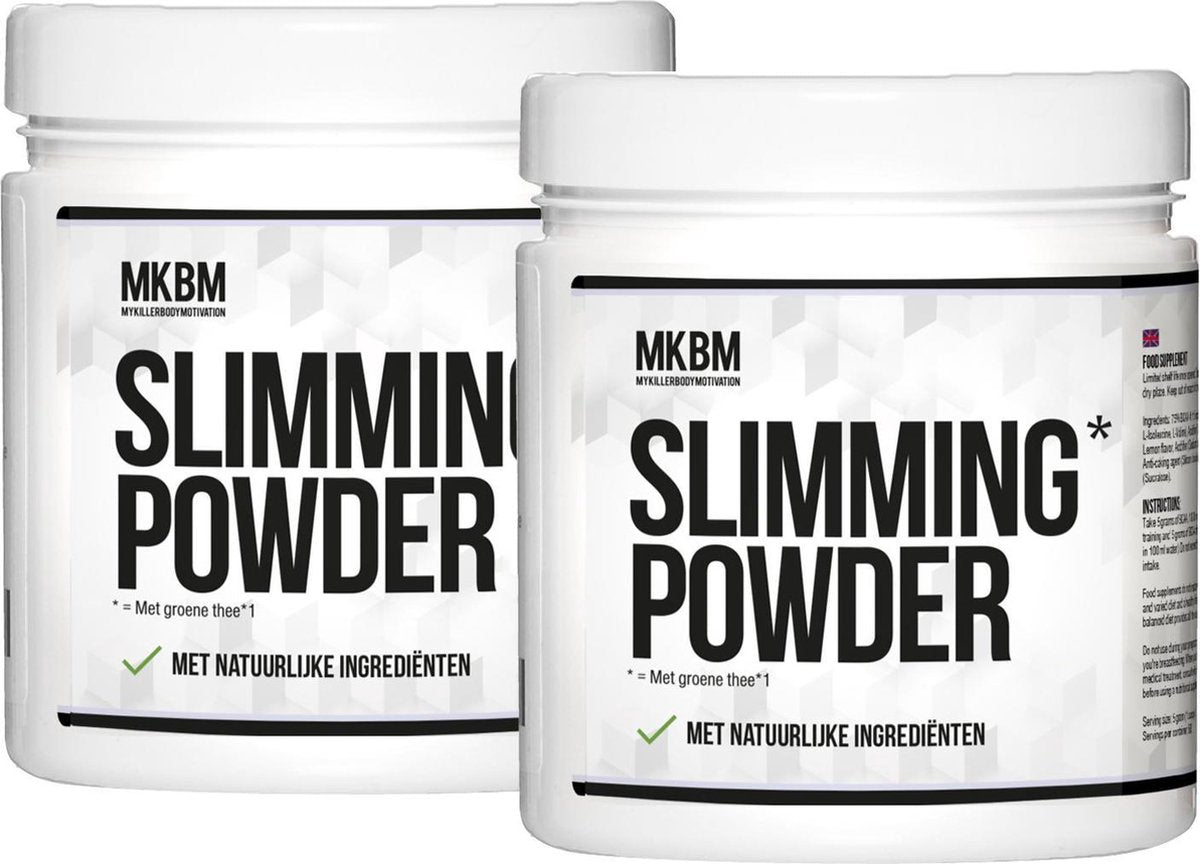 MKBM Slimming Powder van Fajah Lourens - 2-pack - stimuleert vetverbranding - remt hongergevoel - afslankend - 2 x 300 gram