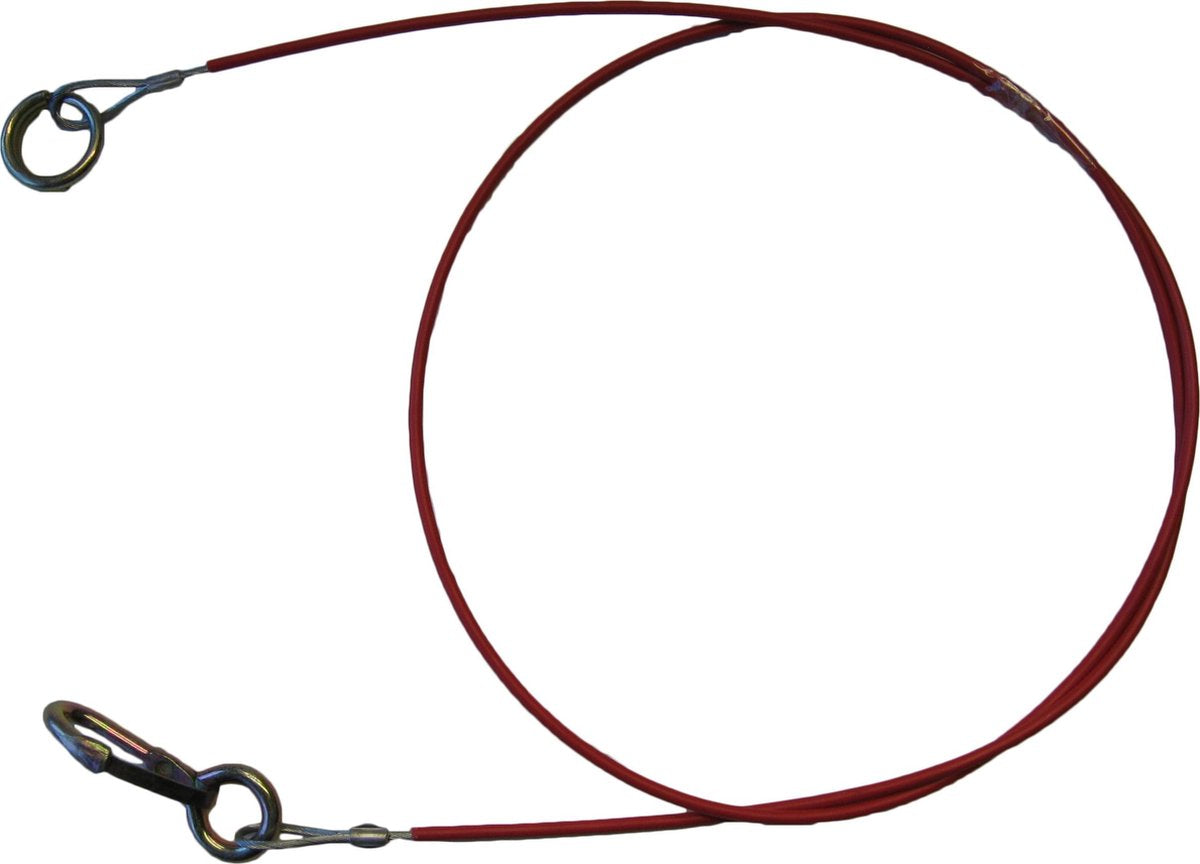Breekkabel met Ring Rood 1.5 meter voor koppeling
