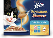 Felix Sensations Sauces - Vis - Kattenvoer - 12 x 100 g