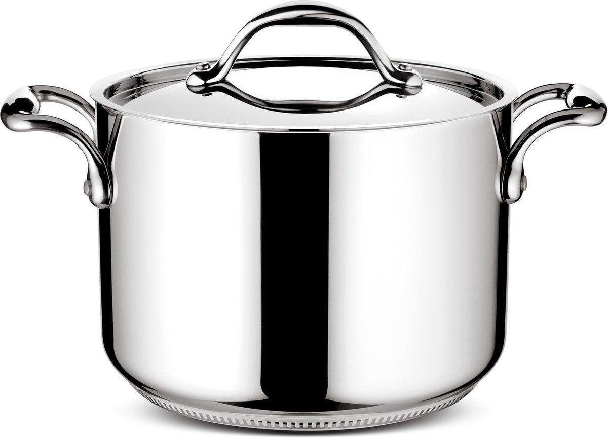 Lagostina Accademia Lagofusion Hoge Kookpan - 22 cm - Incl. Deksel