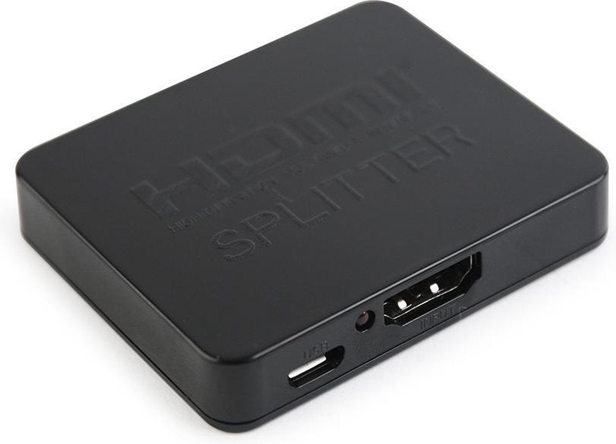 Cablexpert Splitter 2-poorts HDMI splitter 1 HDMI signaal naar 2 schermen DSP-2PH4-03