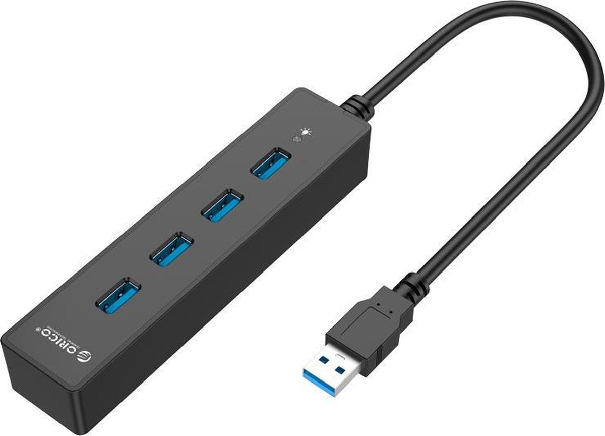 Orico USB 3.0 Hub  4x USB 3.0 poorten - Zwart