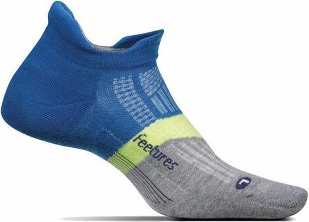 Feetures Elite Light Cushion No Show Tab - Summer Marine - Hardloopsokken - Sportsokken - S - 34 t/m 37