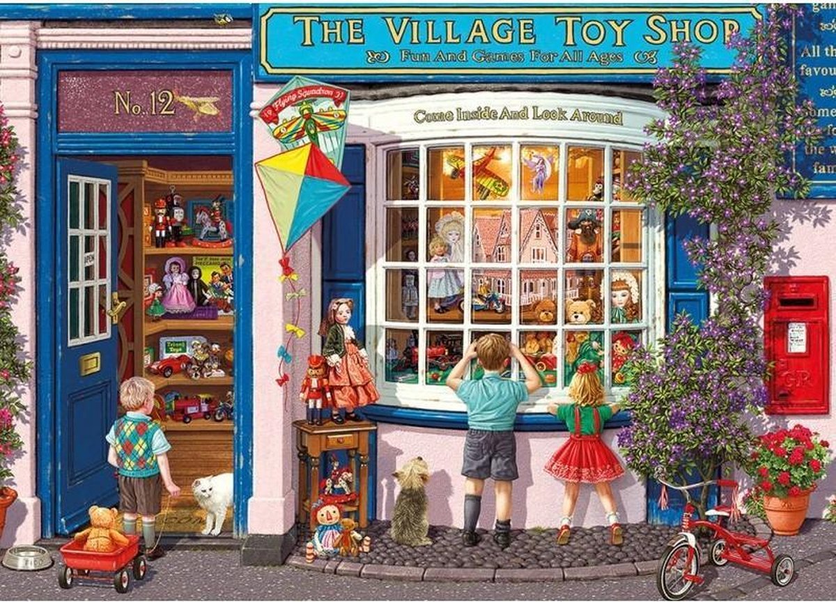 Gibsons puzzel Teddy Bears & Tricycles - 1000 stukjes