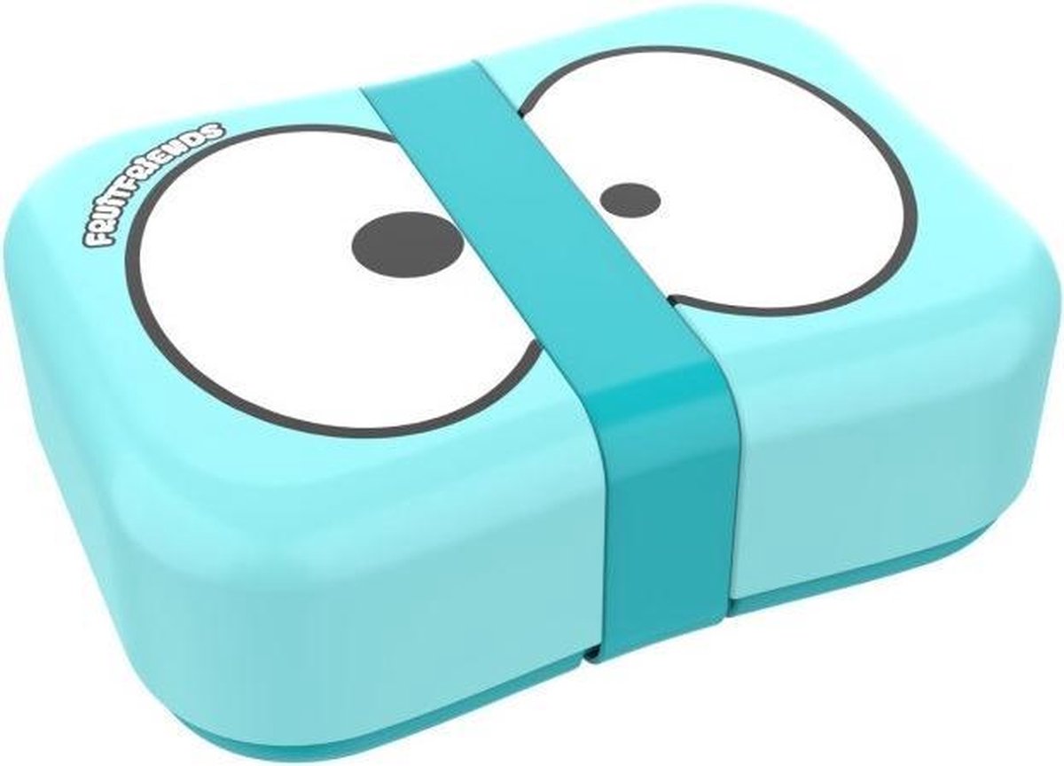 Fruitfriends Lunchbox Strap - Kunststof - 18.5x13.5x6.8 cm - Blauw