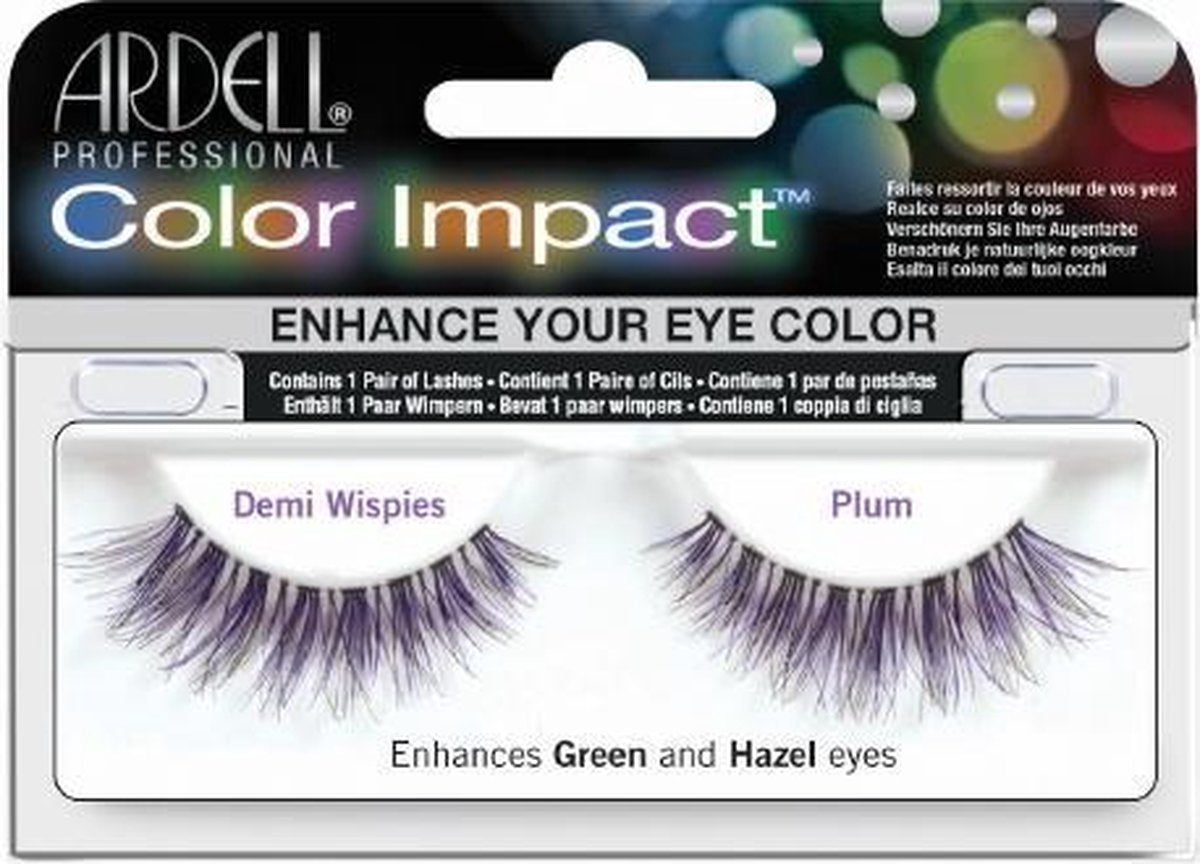 Ardell - Color Impact Lashes Demi Wispies - Plum
