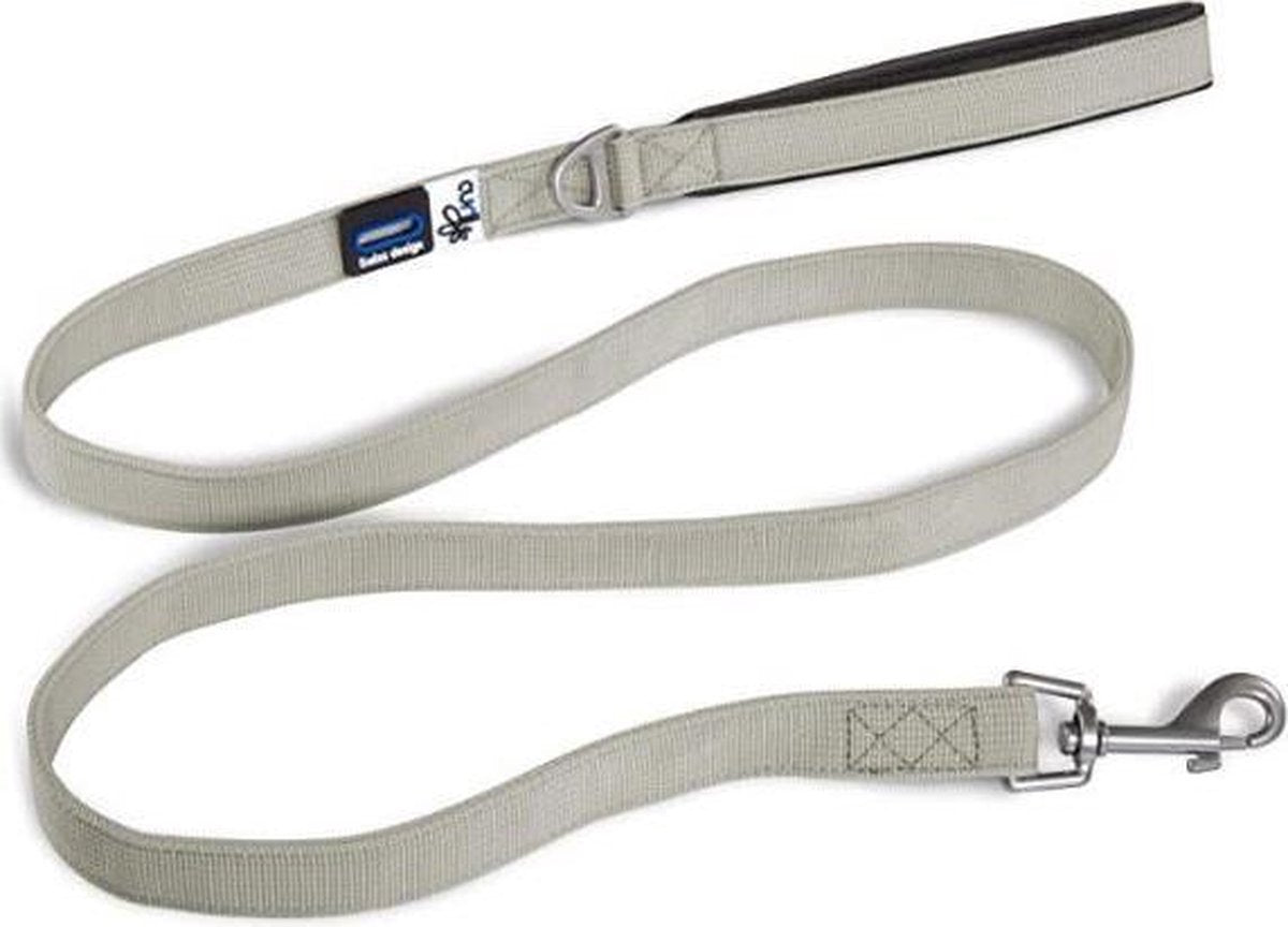 Curli Hondenlijn Basic Leash 140 X 2 Cm Nylon Grijs
