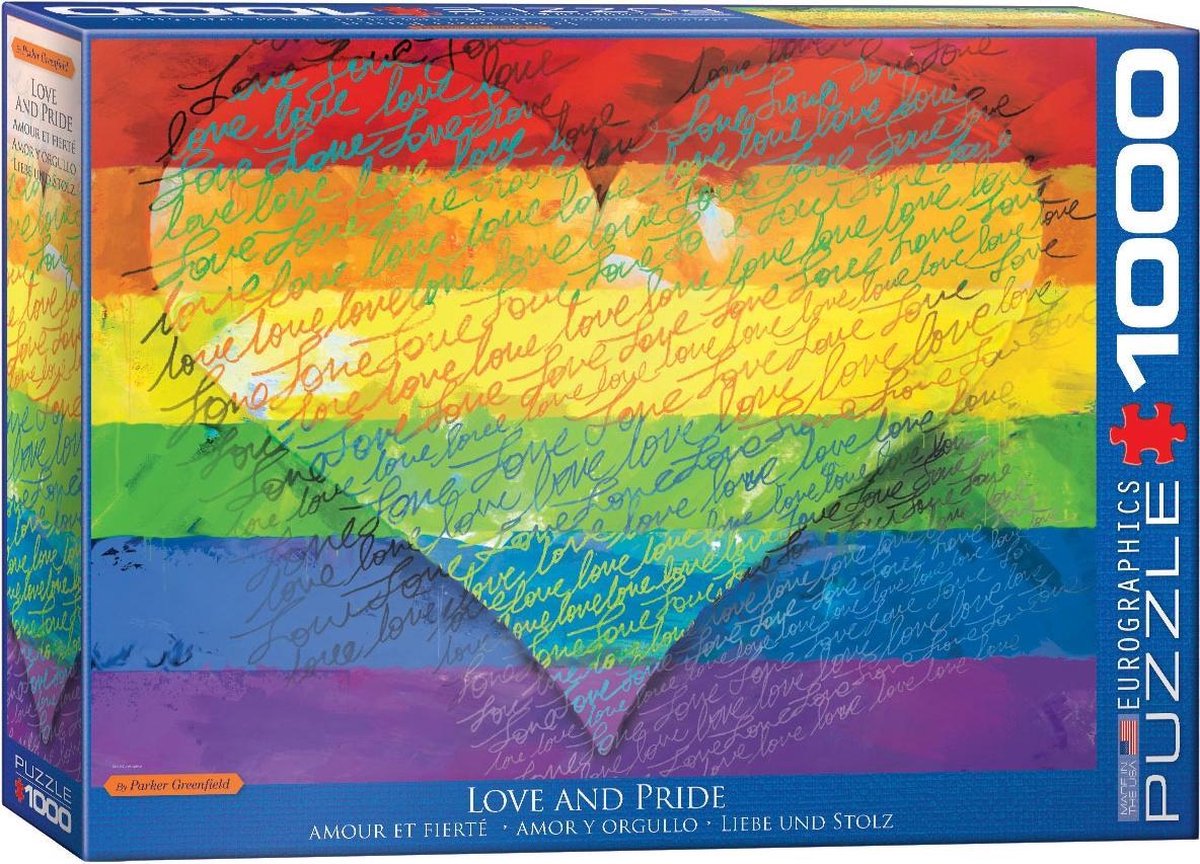 Eurographics puzzel One Love - 1000 stukjes
