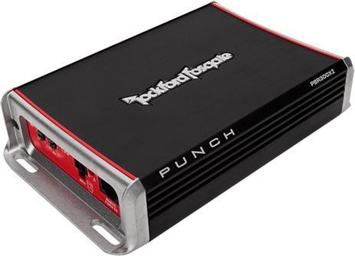 Rockford PBR300X2 2.0 Auto Bedraad Zwart