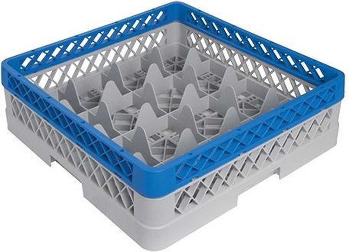 CaterRacks bekerglaskorf CR-16 m/opzet (1x CR-0)
