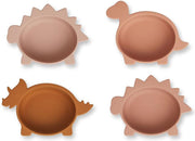 Set Van 4 Silicone Kommen | Iggy Dino/ Rose Multi Mix | Liewood