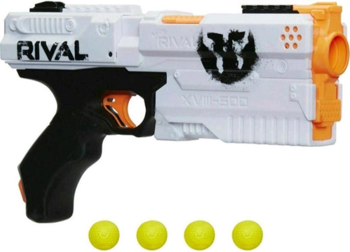 NERF Rival Kronos XVIII 500 Spring-Action Blaster | White