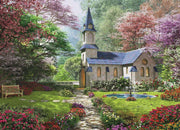Puzzel 1000 stukjes-Blooming garden