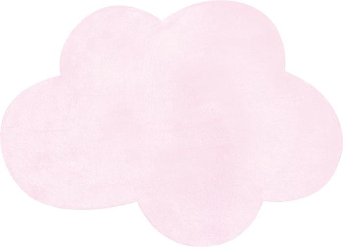 Bemini softy speelkleed Cloud Donkergrijs zachtroze Kleed Cloud 75 x 110 cm