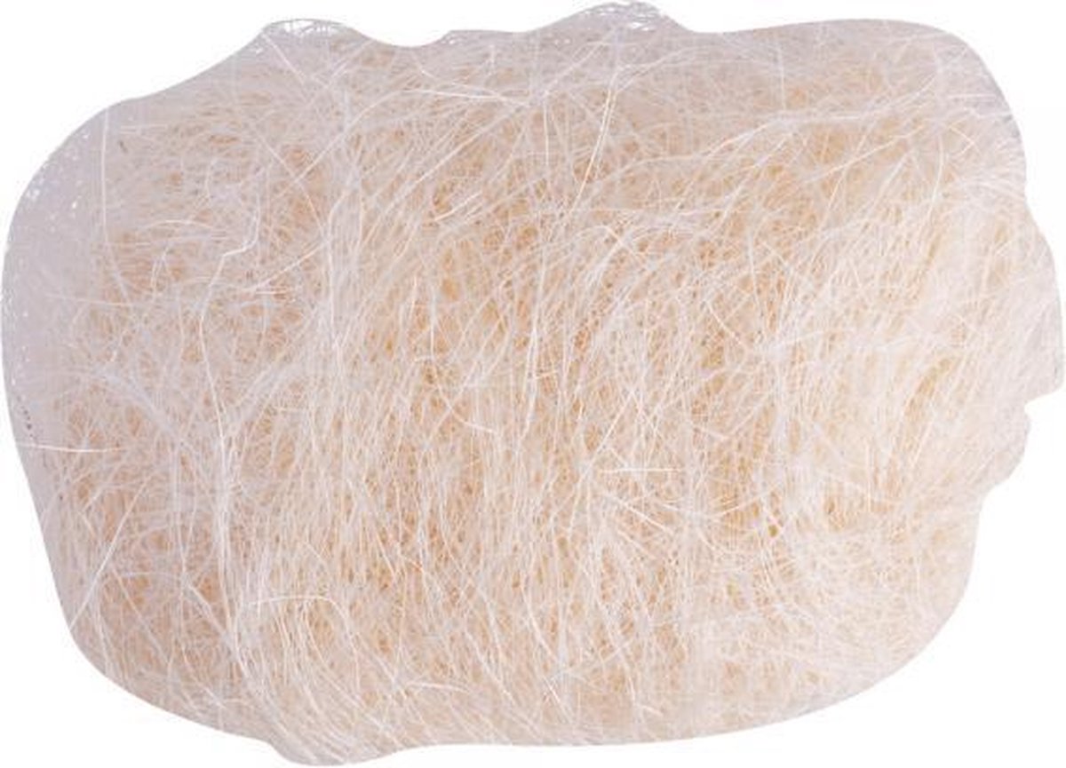 Nestmateriaal sisalvezel - 50 g - set van 3 stuks