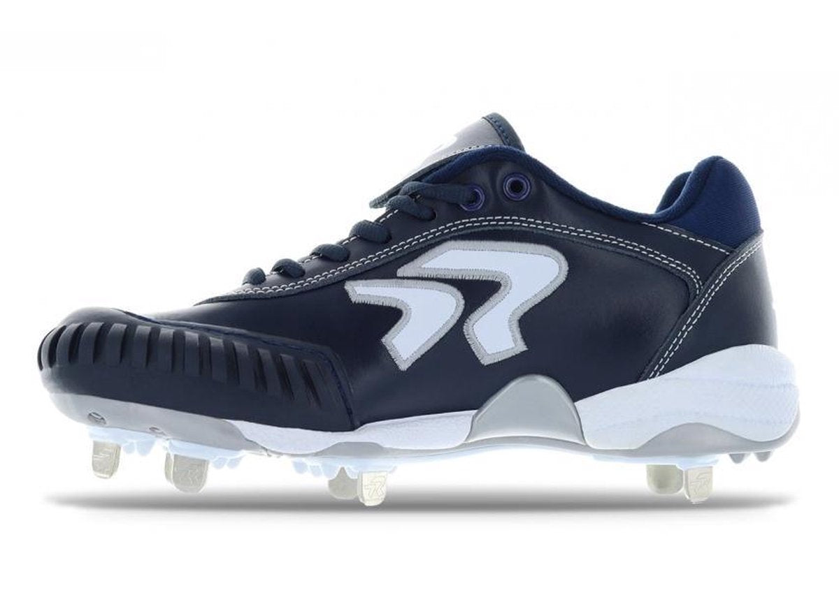 Ringor - Honkbal Schoenen - Dames - Kunststof Noppen - Neusbescherming - Donkerblauw - US 6