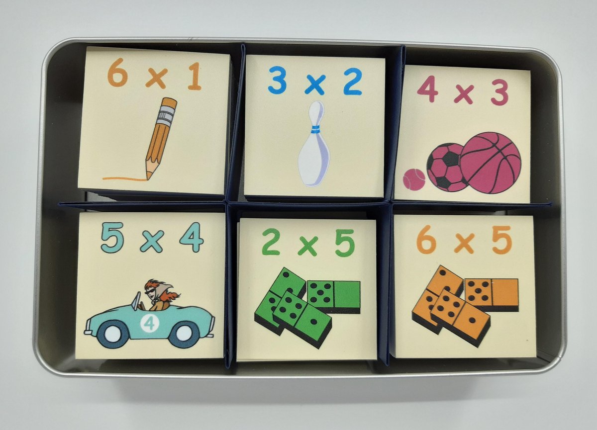 Tafel Geheugenspel - Educatief spel - Uitgeverij IDEE