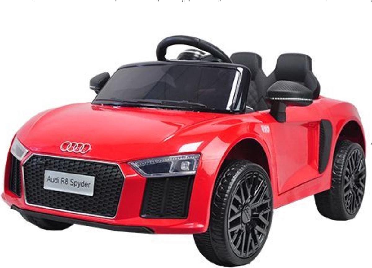 Apollo Audi R8 Spyder Rood - electrische kinderauto met afstandsbediening