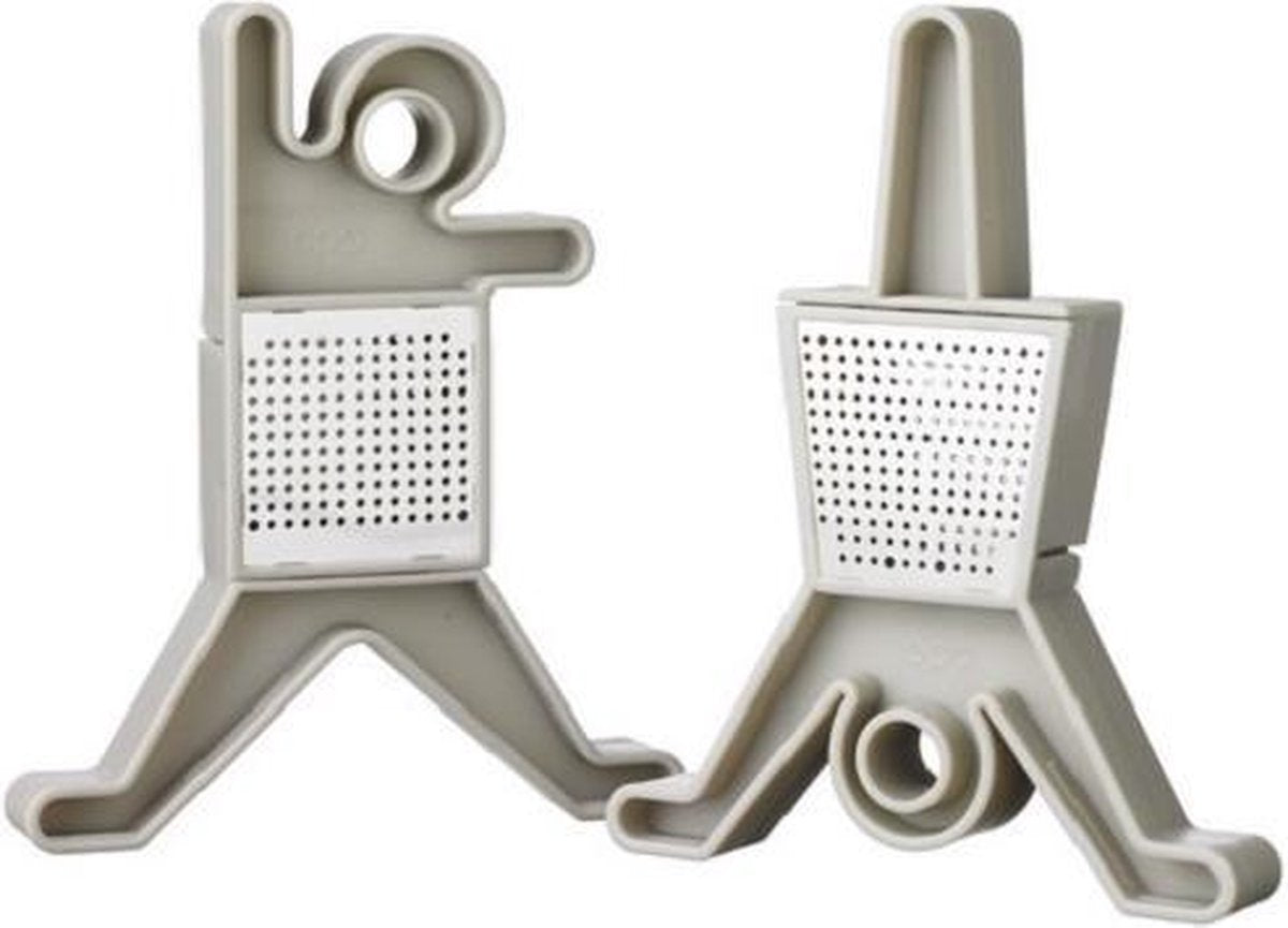 Q-Do Thee ei Breakdancer - Grijs - Set van 2 stuks