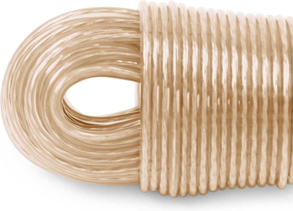 LaundrySpecialist® Waslijn 50 meter met stalen kern - Transparant