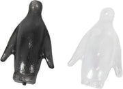 10x stuks ijsblokjes pinguins herbruikbaar - Plastic ijsblokjes - Verkoeling artikelen - Gekoelde drankjes maken