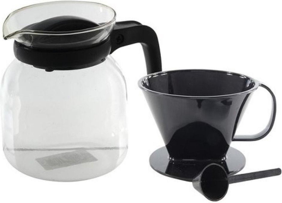 Orange85 Glazen Koffiepot - Met Filterhouder - 1