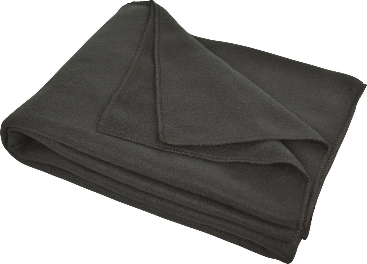 Carpoint Fleece deken zwart