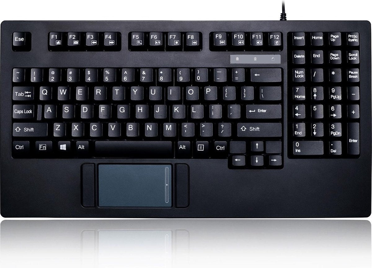 Adesso EasyTouch 425 toetsenbord USB QWERTY Amerikaans Engels Zwart