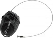 Pacsafe Retractasafe 100-Anti diefstal 3 cijferig Kabelslot-Bruin (Smoke)