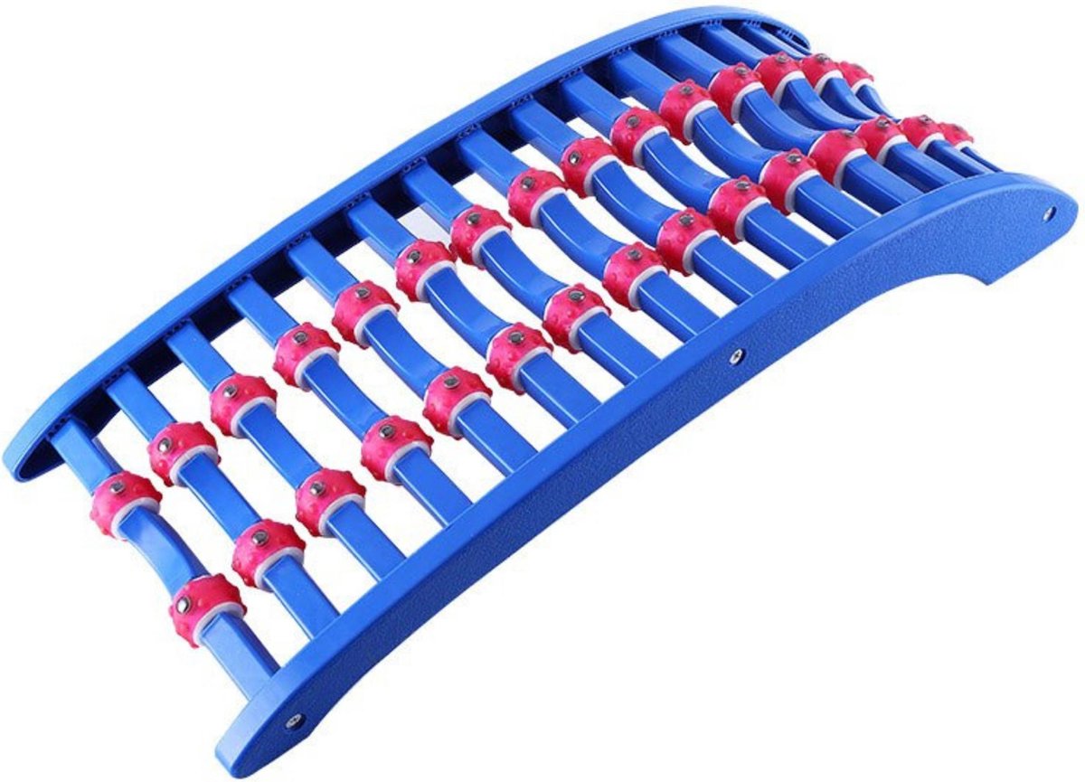 Backstretcher met Rollers | 60 Magneten | Back Stretcher | Ischias of Spit | Rugstretcher | Rugstrekker | Drukpuntmassage | Triggerpoint | Voorgemonteerd