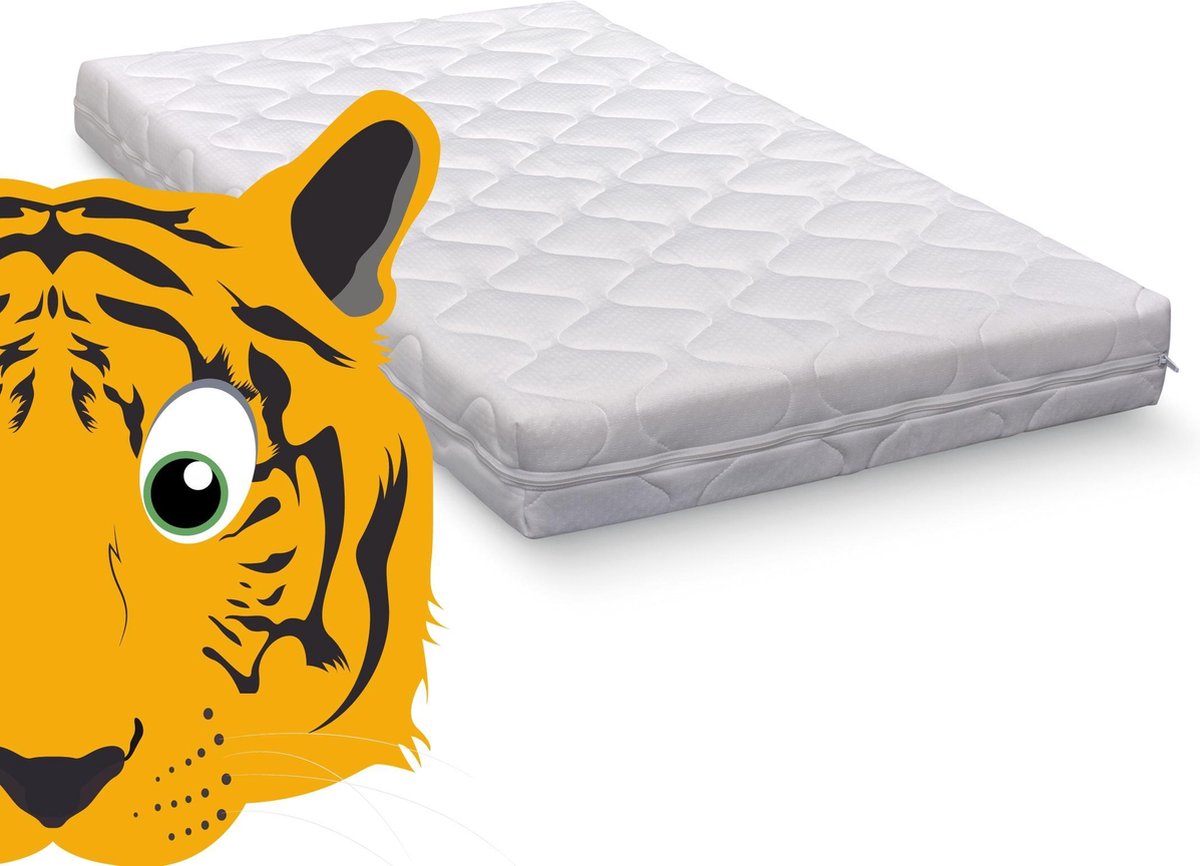 ABZ Baby Matras -  tijger - 60x120x11 cm