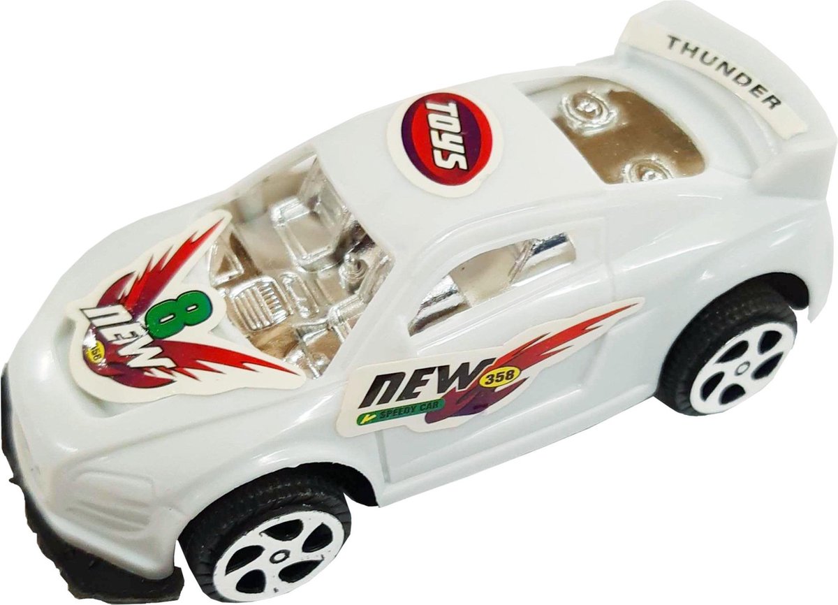 Lg-imports Sportauto New 8 Jongens 9 Cm Wit
