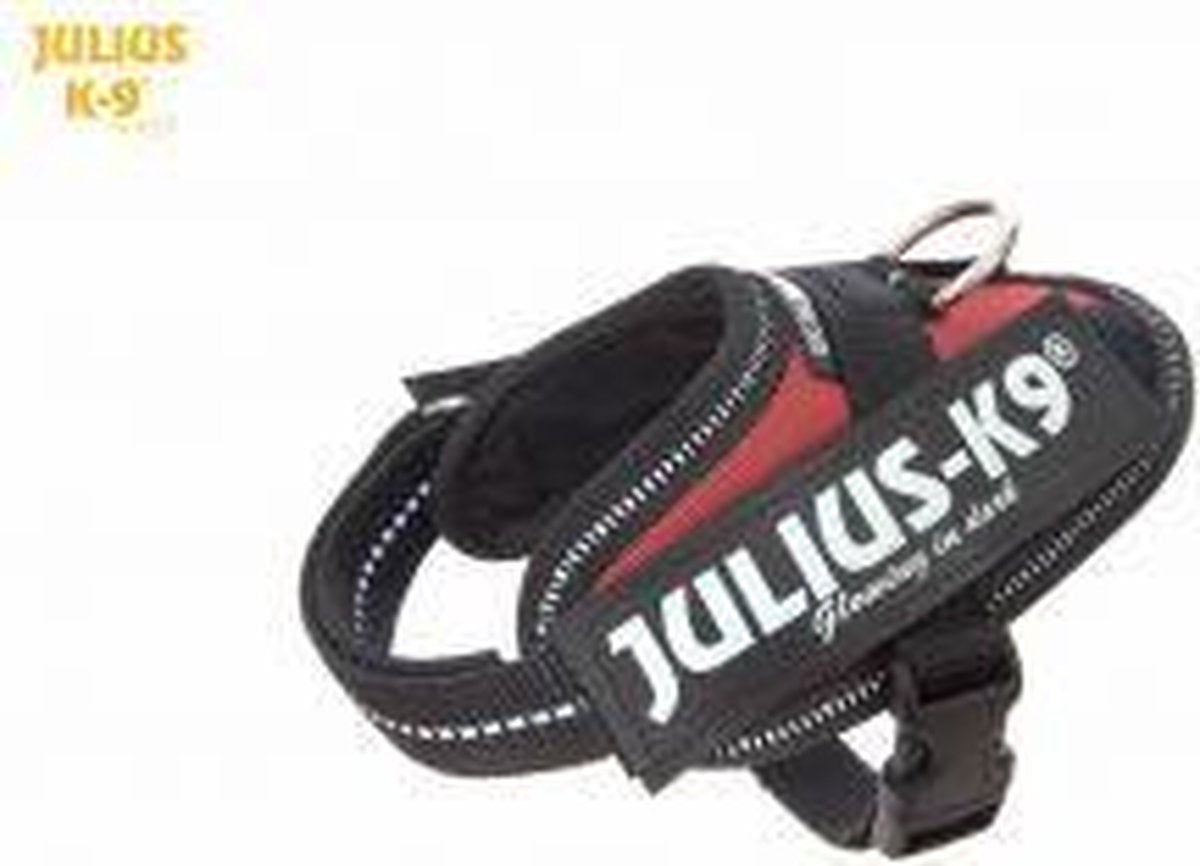 Julius K9 IDC Powertuig/Harnas - Baby 1/29-36cm - XXXS - Bordeaux/Rood