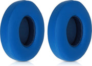 kwmobile 2x oorkussens voor Beats Solo 2 Wireless / 3 koptelefoons - imitatieleer - voor over-ear-koptelefoon - lichtblauw
