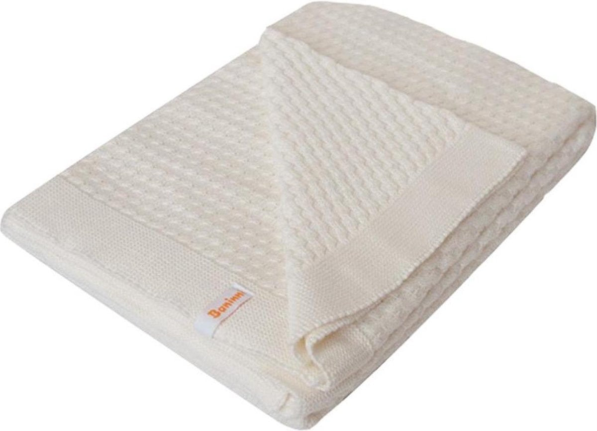 Baninni Dodo Wave - Wiegdeken 75x100 cm - Beige