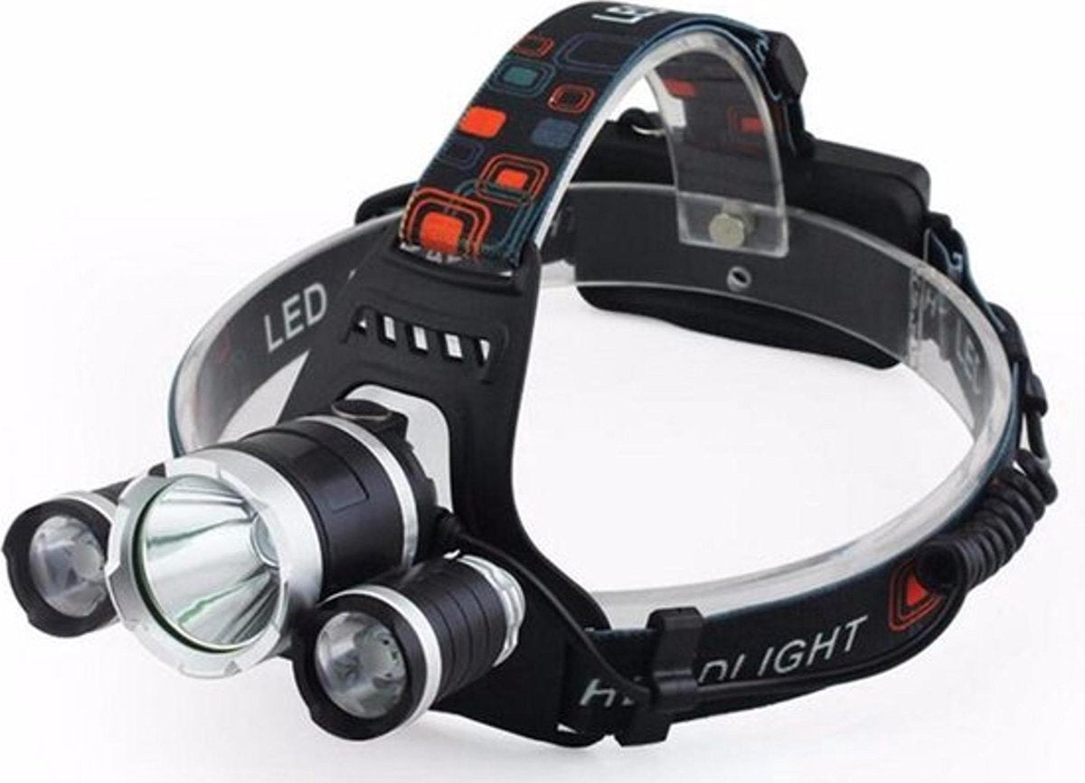 Professionele LED 3-Dubbele Hoofdlamp - 1800 Lumen