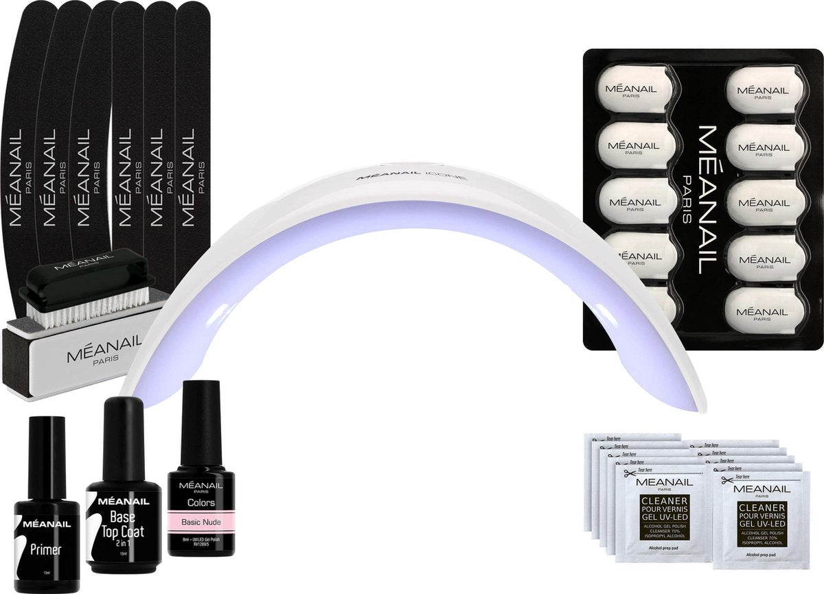 Gellak Starterspakket – MÉANAIL Kit Design - UV Led lamp – Gel Nagellak - Cruelty Free